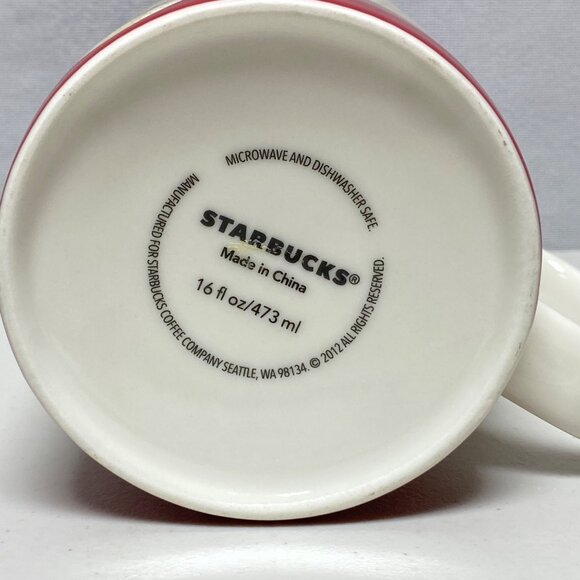Starbucks China Dragon Mug 16 Fl Oz Ceramic Collectible Coffee Tea Cup 2012 - Picture 2 of 9